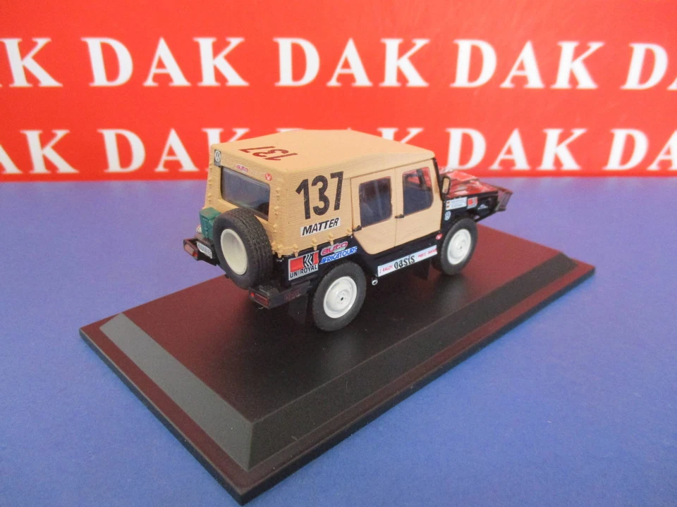 Die cast 1/43 Modellino Auto Volkswagen Iltis Rally Paris Dakar 1980 - Immagine 3 di 4