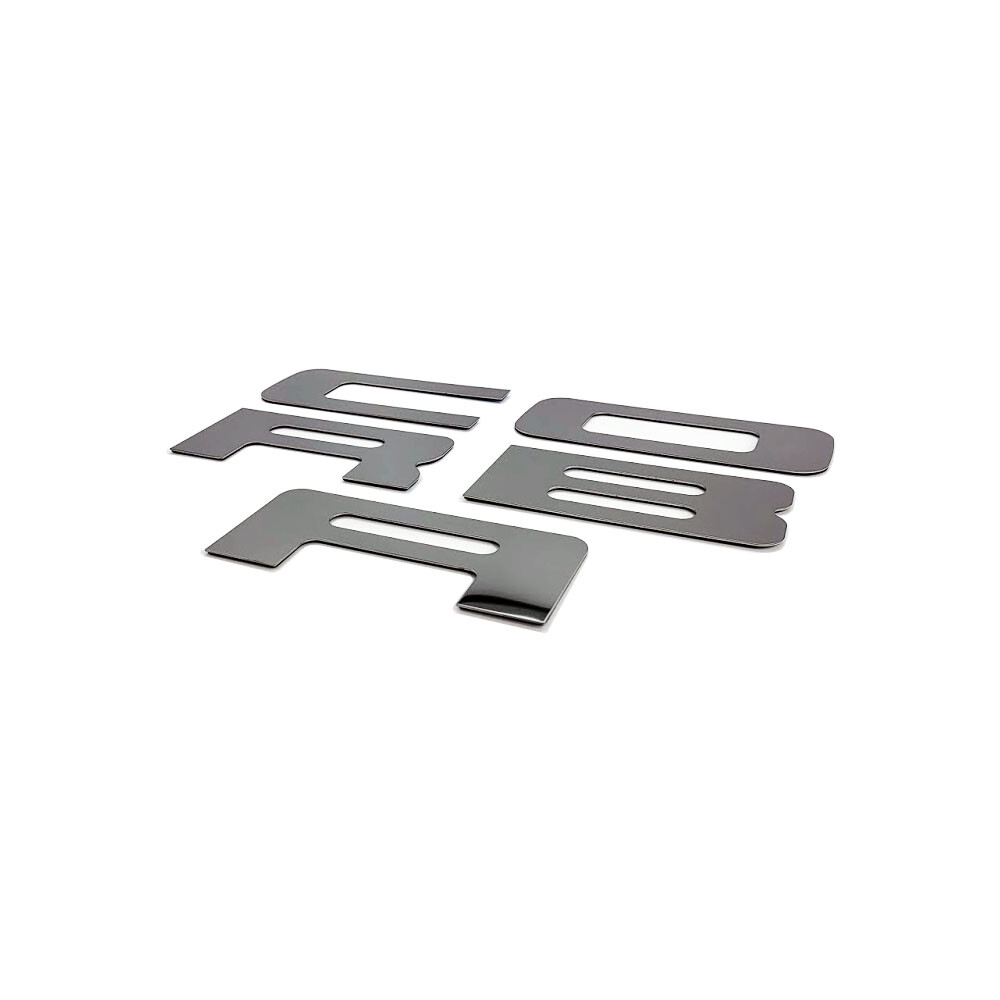 Ford Mustang Cobra Stainless Steel Bumper Insert Letters - 13036