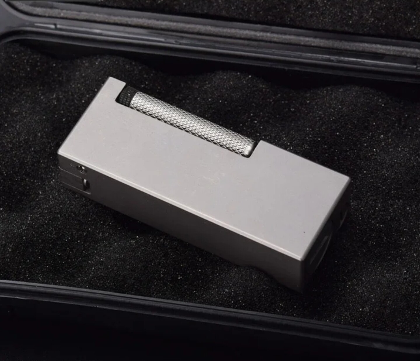 Precision Titanium Luxury STYLE Kerosene Side Grinder Windproof Pocket Lighter 