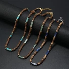 Bohemia Geometric Tribal Ethnic Coconut Shell Beaded Necklace Men Jewelry