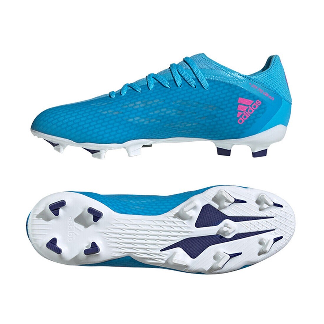 Adidas X Speedflow.3 FG Soccer Cleats Blue Men's GW7483 Sz 13 US