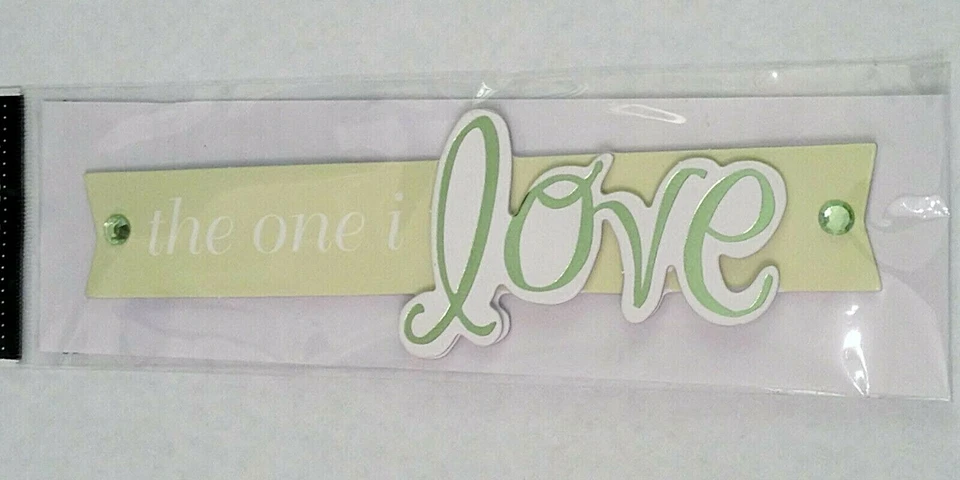 Pegatinas me&my GRANDES ideas SMALL TALK - THE ONE I LOVE - 1 pieza Foto 3 de 3