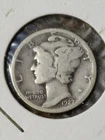 1927-P Silver Mercury Dime - Very Good