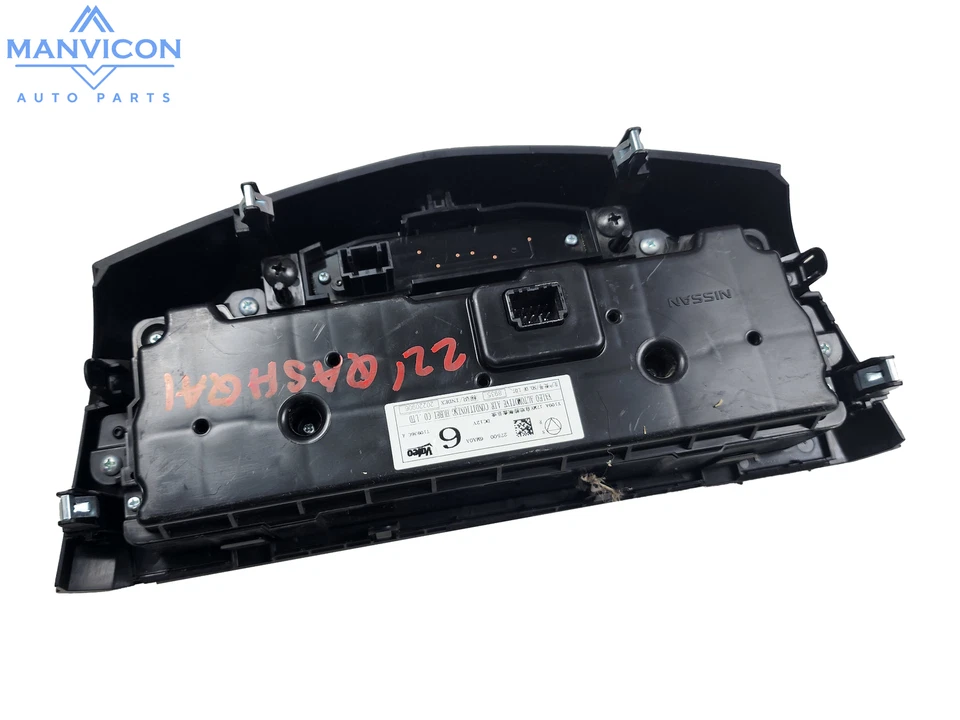 2022 Nissan Qashqai AC Heater Climate Temperature Control Unit 27500 6MA0A OEM - Image 4 of 4