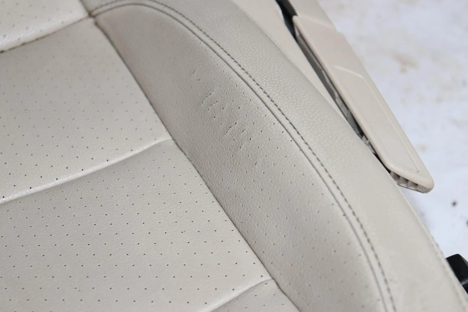 VW VOLKSWAGEN JETTA 2006-2014 ASIENTO DELANTERO IZQUIERDO LADO DEL CONDUCTOR CUERO TOSTADO OEM Foto 4 de 4