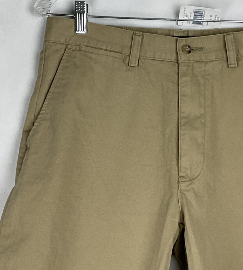 Ralph Lauren Polo NWT Mens Khaki Chino Shorts Size 31 Cotton Classic
