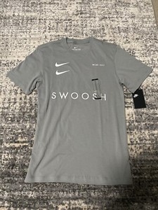 Nike Men's Sportswear Swoosh T-Shirt: Gray Size XS (CV5892-073) | eBay
