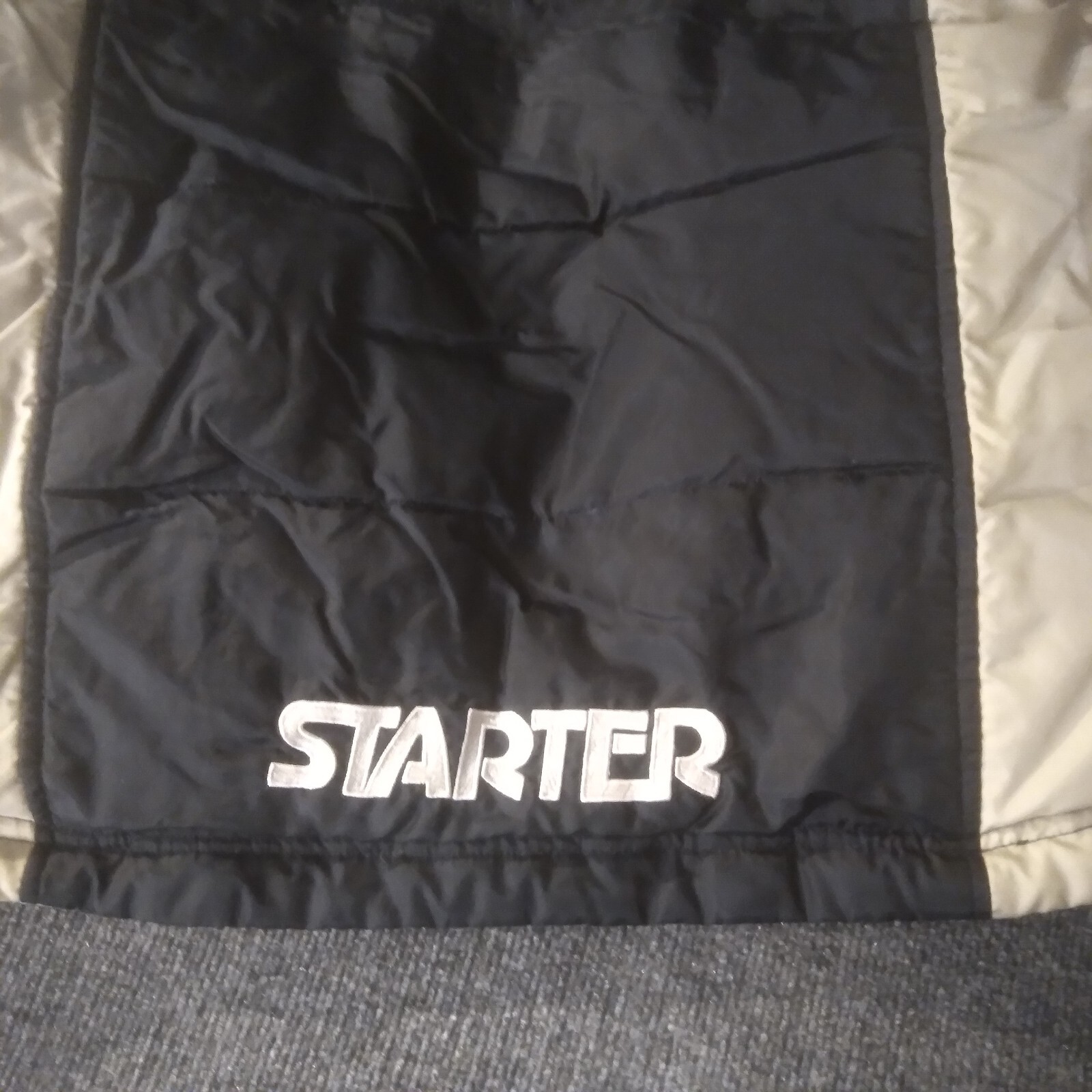 Starter Reversible Down Jacket Coat Men Large Hoo… - image 10