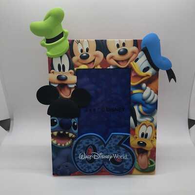 Walt Disney World Paper Picture Frame 2006 Disney 4x6 Park
