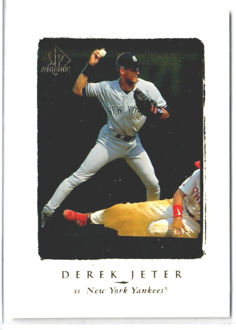 1998 SP Authentic #145 Derek Jeter ~ NY Yankees! ~ Clean! ~ Nice Foil!