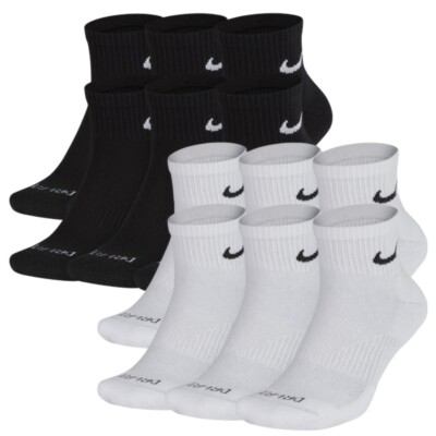#ad Nike Men#x27;s Socks Athletic Everyday Plus Training Cushioned Dri Fit Ankle Socks $13.88