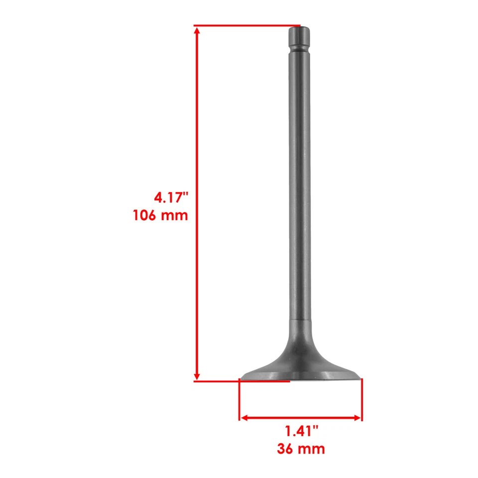 Válvula de admisión para Honda XL600R XR500R 1983 1984 Foto 2 de 4