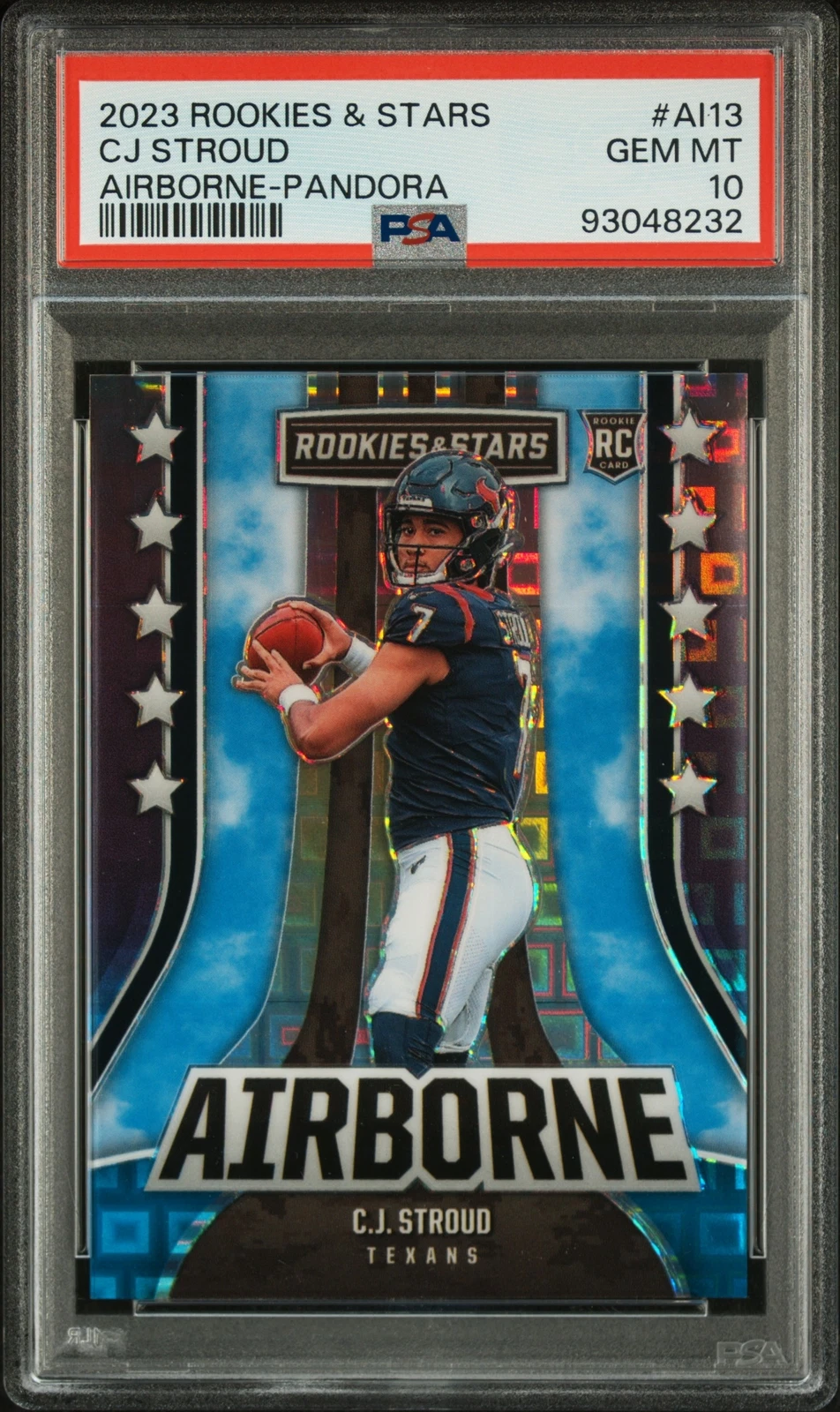 CJ Stroud Panini Rookies & Stars Airborne #AI13 Pandora