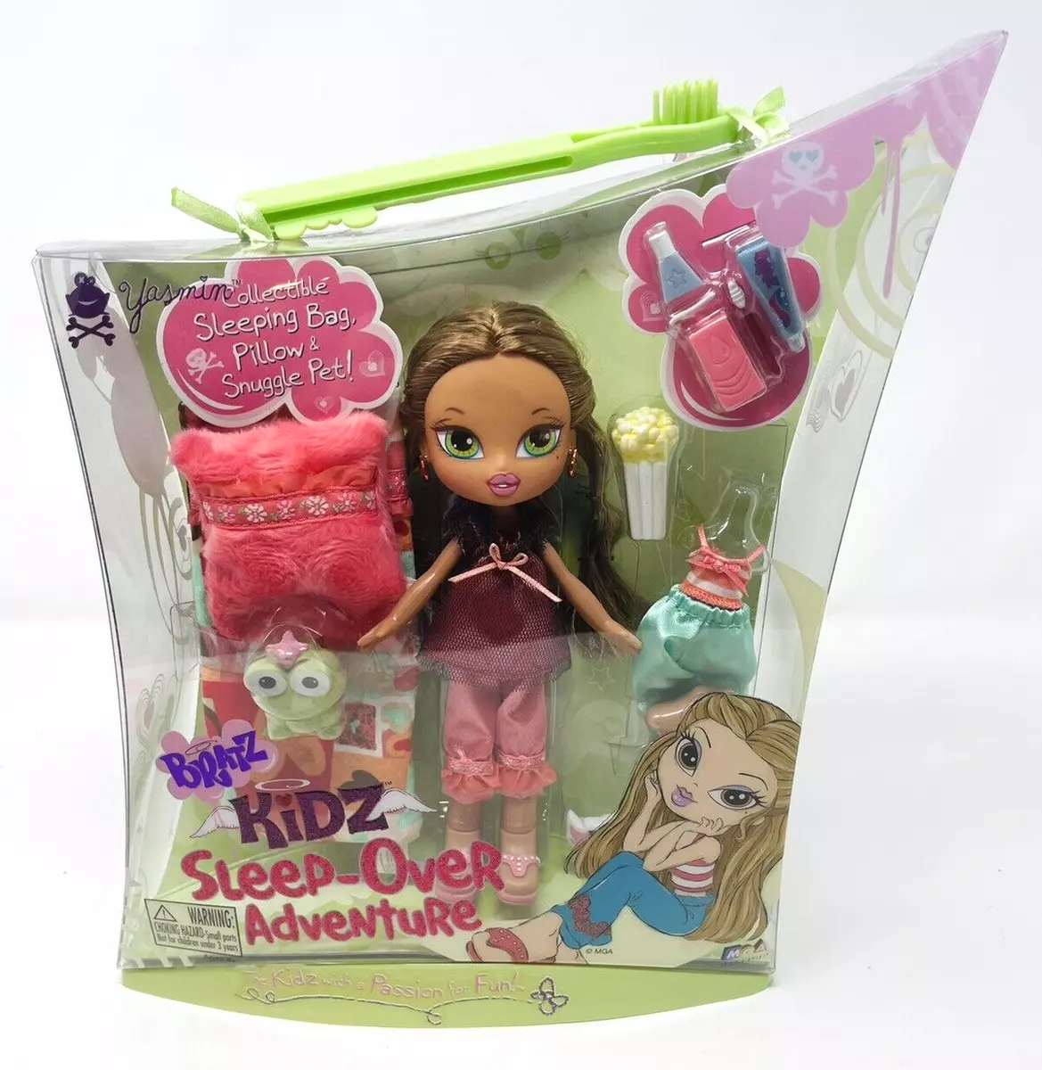 Bratz Sleepover Party Doll, Yasmin, Great Gift for Children Ages 5