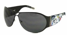 Ed Hardy Sunglasses 011 Black with Case and Box