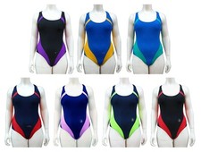 ACCLAIM Maldives Ladies Sports Racer Back Strappy Swimming Costume Swim Suit
