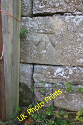 Foto 6x4 Benchmark auf Scheune NE von Narthwaite Cautley Ordnance Survey Schnitt c2014