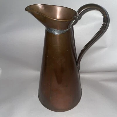 Vintage Joseph Sankey & Sons Art Nouveau Large Copper Jug. - Image 1 of 4