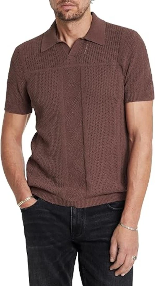 John Varvatos Polo Mauvewood M