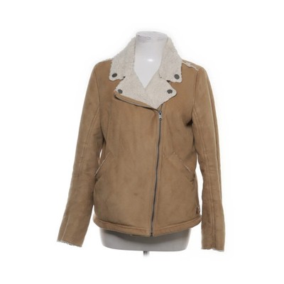Roxy, Shearling Jacke, Damen, Größe: S, Beige/Weiß, Polyester #qC9