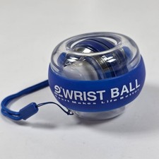 Wrist Trainer Ball Auto-Start Gyroscopic Forearm Exerciser Gyro Ball Blue