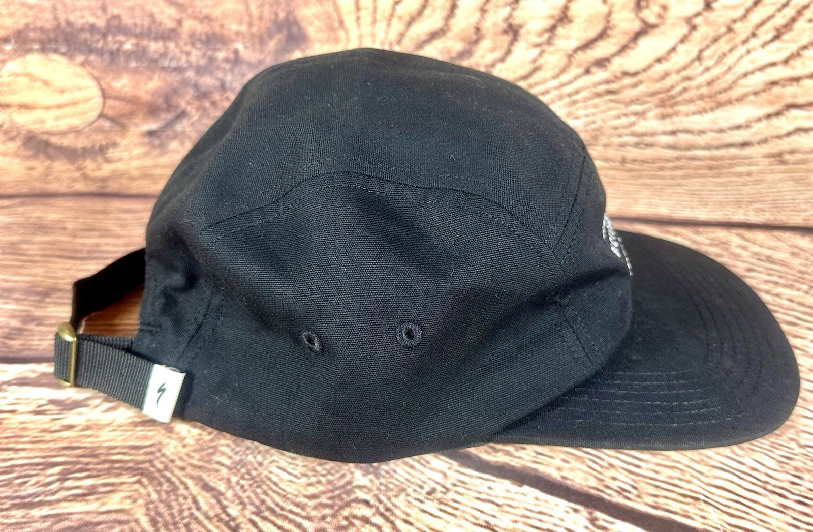 Specialized SBC Graphic 5 Panel Black Camper Hat New