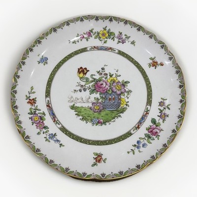 Rare Vtg COPELAND LATE SPODE 'LYON' PATTERN Dinner Plate No56454 Whiteley London