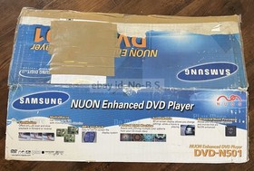 Samsung NUON DVD-N501 Player - Inoperable/Parts Only - Remote/no Joystick *NR*