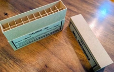 Rifle Cartridge Box: All-Plastic .30-40 Krag (Army) with Vintage Style Label