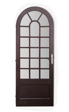 Porte ancienne en bois peint