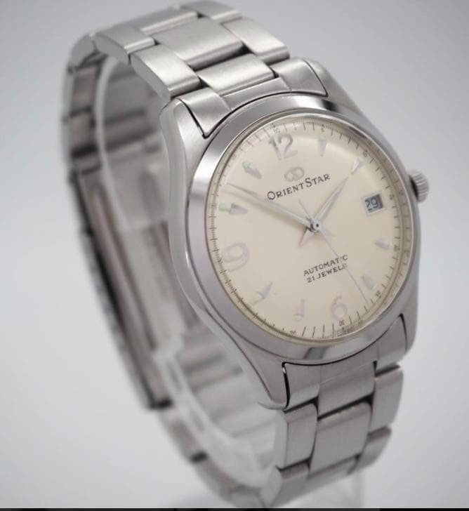 Orient Star Watch Skeleton Date Automatic 35mm Be… - image 1