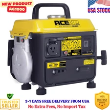 Aceup Energy 1,000W Gas-Powered Generator, Small Portable Generator Camping