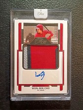 Won-Bin Cho 2023 Panini Three and Two - Autographed Jerseys  #AJ-WBC /20 Cards