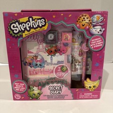 Juego de Diario Secreto Shopkins con Cerradura y Llave Pluma Pegatinas Viaje Escolar 3068SD