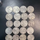ROLL OF 20 WALKING  LIBERTY HALF DOLLARS Full Dates 90% SILVER - $10 FACE VALUE