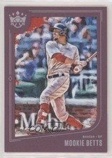 2019 Diamond Kings Plum Framed Mookie Betts (Red 3/4 Sleeve White Gloves) 3l7