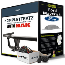 Für FORD Maverick Anhängerkupplung starr +eSatz 13pol universell 01.2004-jetzt