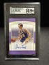 2019-20 Panini National Treasures Timeless Talents Auto Gold 7/10 Jerry West SGC