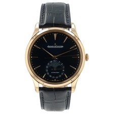 JLC Master Ultra-Thin Moon Blue Dial 18k Rose Gold 39mm Automatic Men’s Q1362580