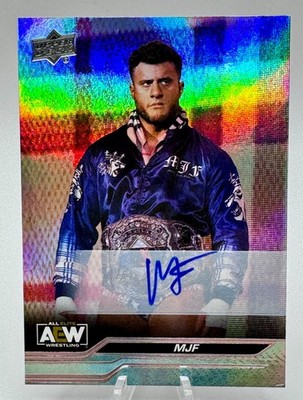 2024 Upper Deck AEW MJF #1  Autograph Card Maxwell Jacob Friedman SSP  *READ