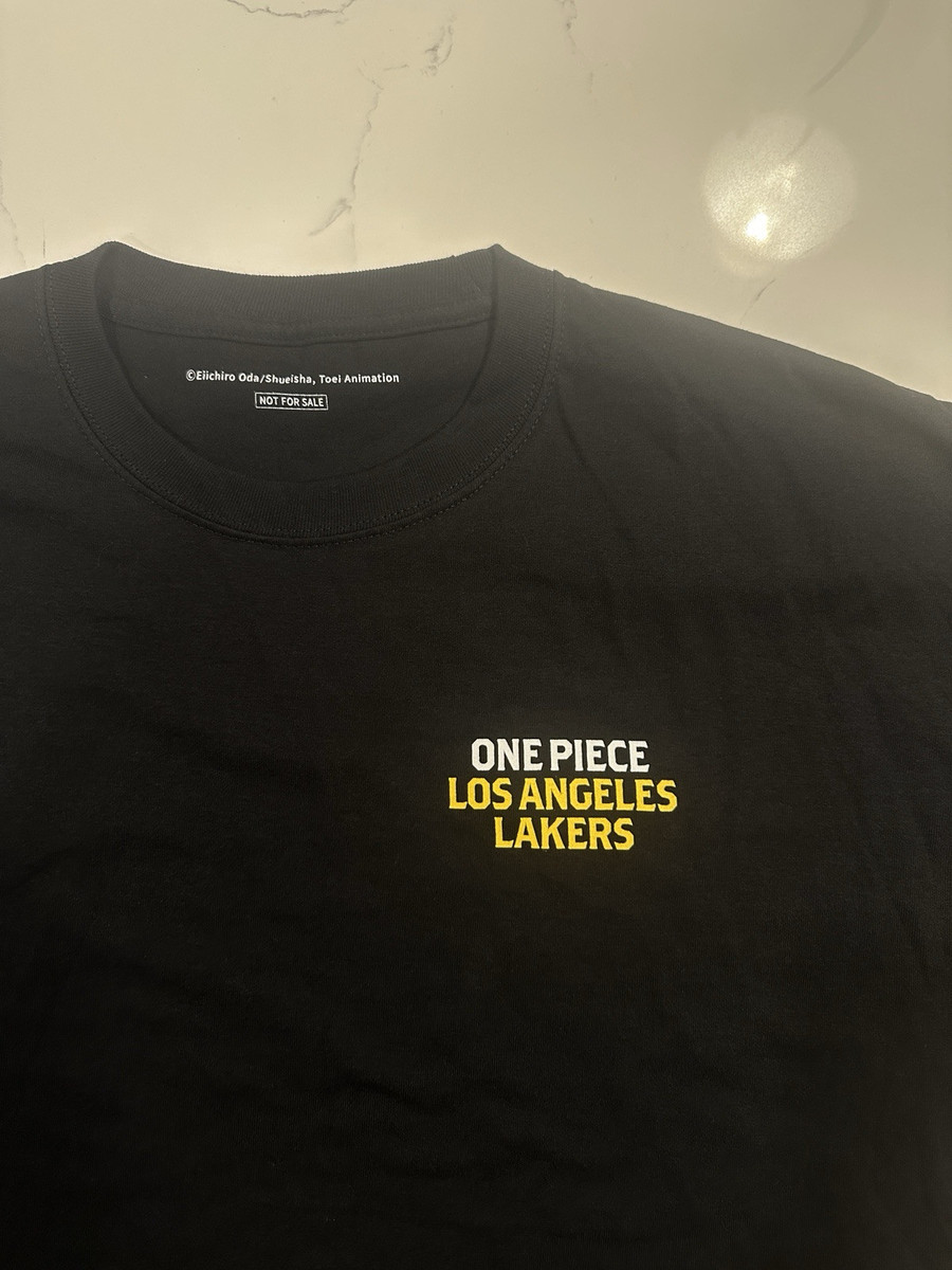 Lakers X One Piece Anime Collab Shirt, SGA 2/28/25 Size XL Lakers X One Piece Anime Collab Shirt, SGA 2/28/25 Size XL