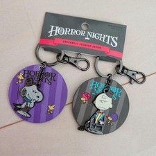 Snoopy Halloween Night Pair Charms, USJ, USJ Limited Edition, Silver Tone,
