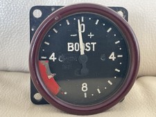 Aircraft boost Gauge, Used In Spitfire, Hurricane, Avro Lancaster, Looks Unused
