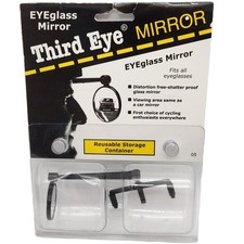 Third Eyeglass Clip onto Glasses Bicycle Mirror Ultralight 3rd Eye Made in USA
