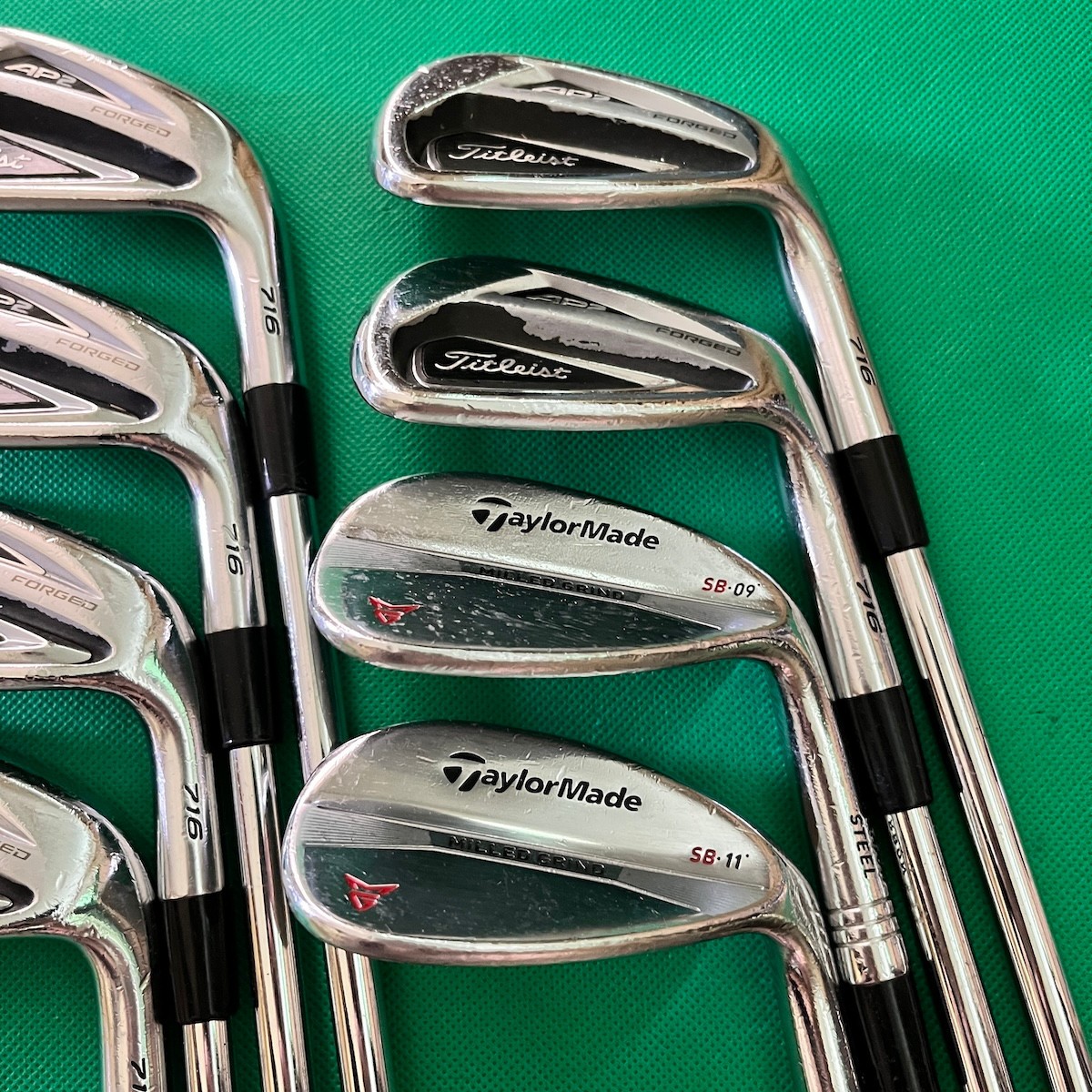 Titleist AP2 716 Iron Set 8pcs 5-Pw,52,58 Stiff S Dynamic