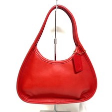Borsa a tracolla Coach 9027 vintage Ergo Hobo mini tracolla a mano pelle rossa donna