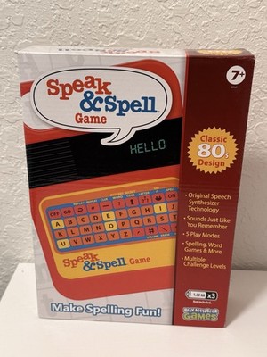 Play Monster Speak & Spell Electronic Game - Brand New In Box