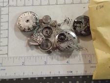ETA 1061 Antique Wristwatch Parts Assortment