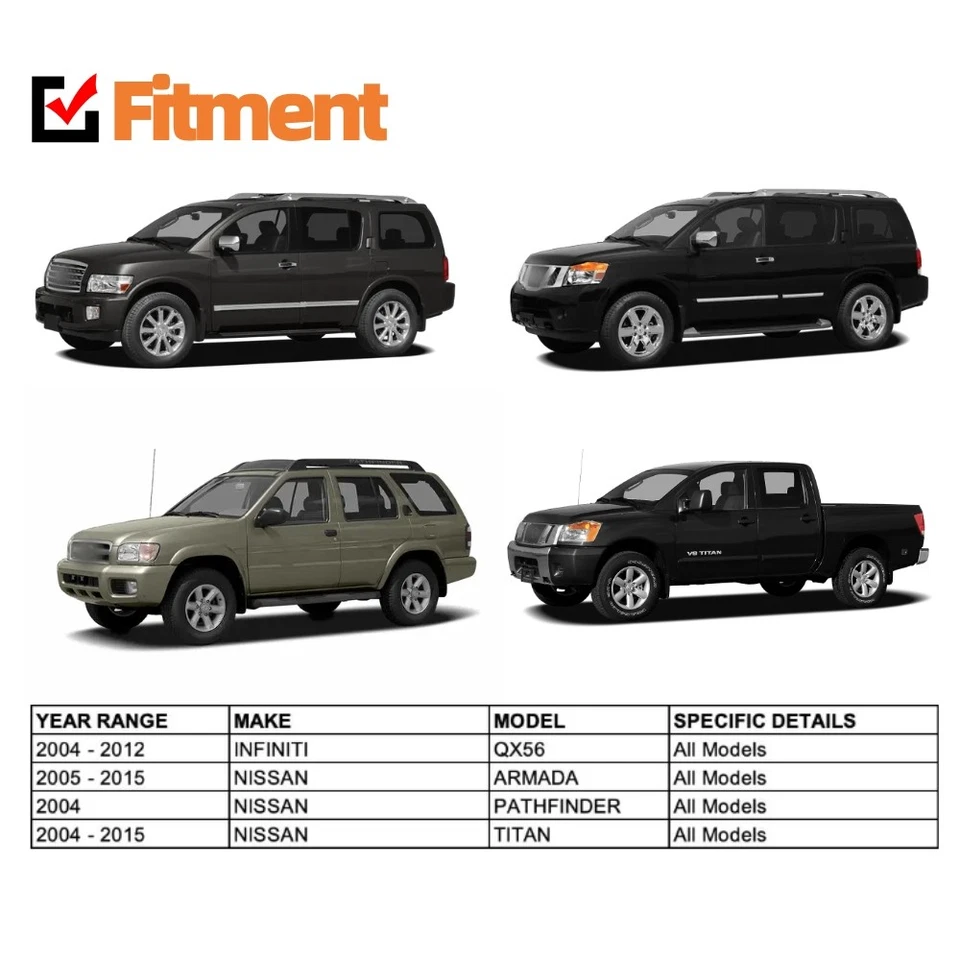 Conjunto de cremallera y piñón de dirección asistida para Nissan Pathfinder Armada QX56 Titan Foto 3 de 4