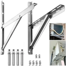 2x Wall Mounting Bracket FOR Mini Split Air Conditioner Outdoor Stainless Steel